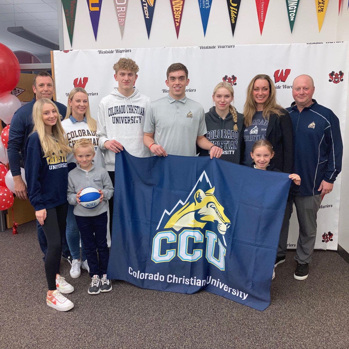 RossJernstrom's tweet photo. National Signing Day: Westside's Tate Odvody signs with Colorado Christian University. @westside66 @odvody_tate https://t.co/T8LkekzbtQ