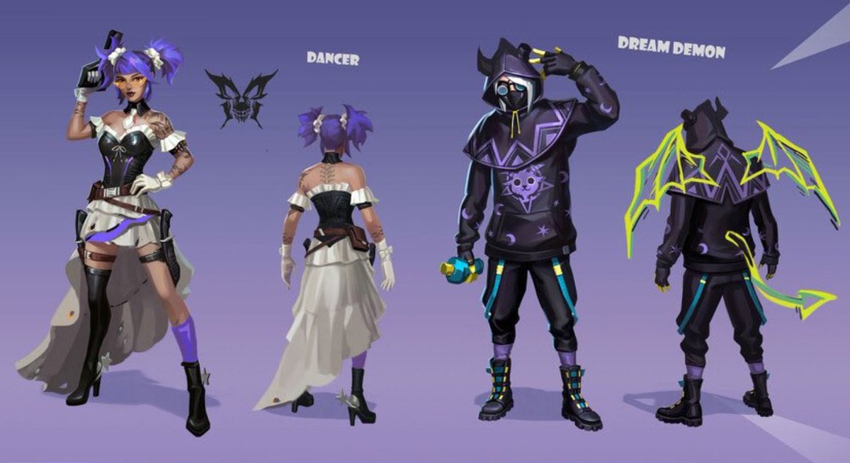 HYPEX's tweet photo. Some scrapped Fortnite cosmetics via Max C - Concept Artist @ Epic Games. (thanks @SentinelCentral for pointing these out) https://t.co/d3nocqwpv8