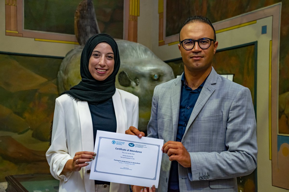 Happy #70th_anniversary #GFCM ! I just can’t express my appreciation for being part of the training for young women in aquaculture ! It was a once-in-a-lifetime opportunity for me and for all the lucky participants ! @UN_FAO_GFCM @HamzaHoussam01 @LindaFourdain