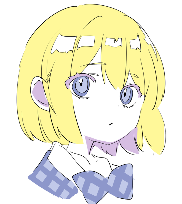 あっさり絵柄練習らくがき 