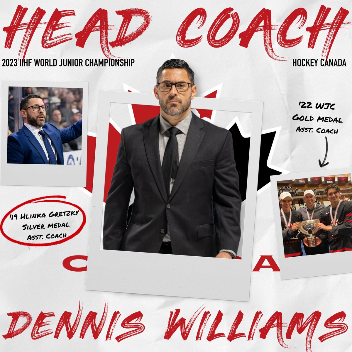 🇨🇦 COACH CANADA! 🍁

Everett GM/HC Dennis Williams will serve as Head Coach of <a href="/HockeyCanada/">Hockey Canada</a> for the 2023 IIHF World Junior Championship!

📰: bit.ly/3TvIKSc