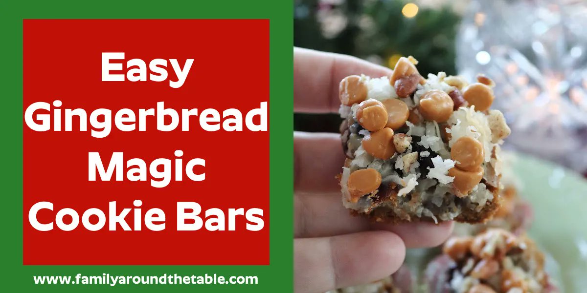 FamTable's tweet photo. Gingerbread Magic Cookie Bars take a classic cookie and elevate the flavor for the Christmas season. https://t.co/9GJwKSzIWr
#ChristmasCookies #Gingerbread #magiccookiebars https://t.co/IObj86yFeM