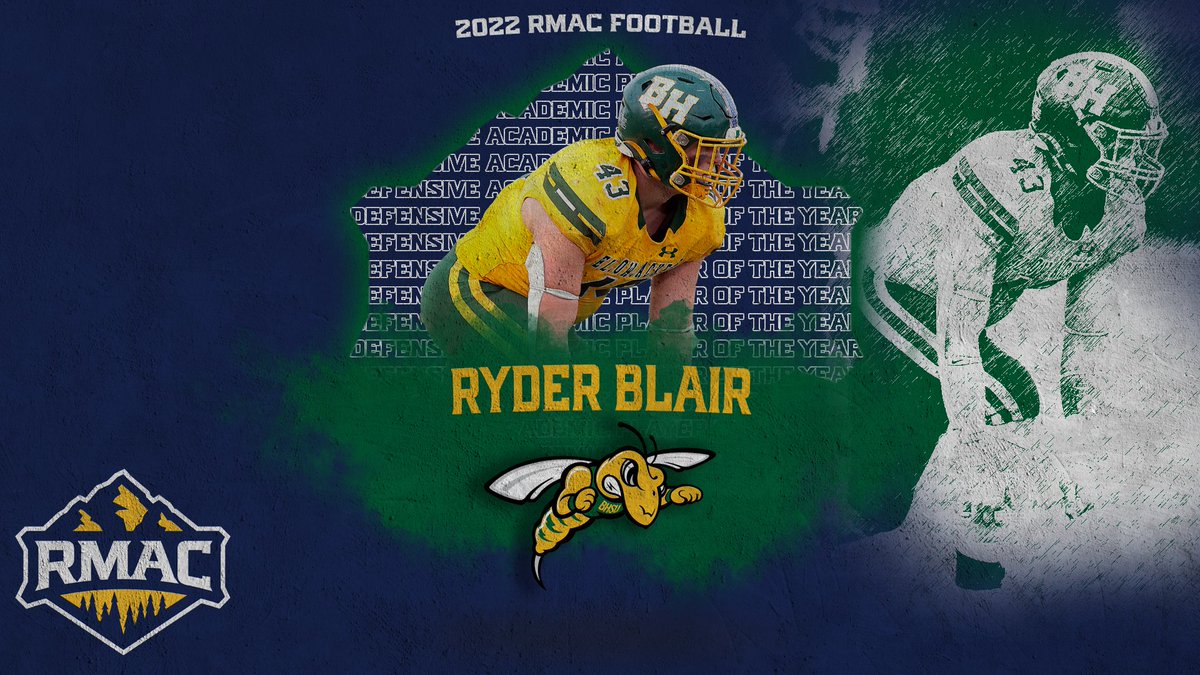 Top of the class! Colorado School of Mines' John Matocha and Black Hills State's Ryder Blair are the 2⃣0⃣2⃣2⃣ #RMACfb Academic Offensive and Defensive Players of the Year! #EverythingElevated

📰 - bit.ly/3NPwLNX
