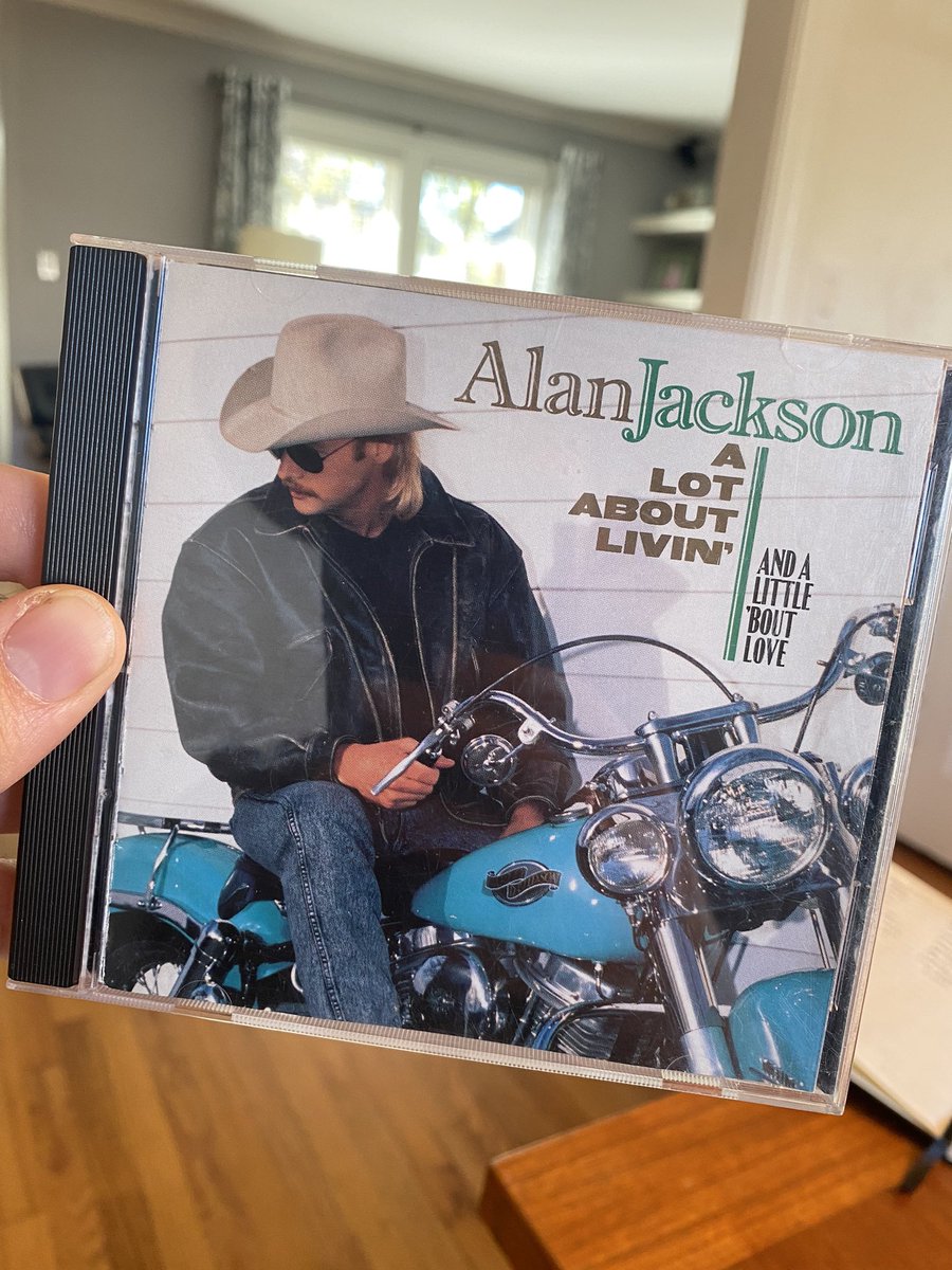 fiddlinDan's tweet photo. This was the first country CD I ever bought. It was the album that turned my violin into a fiddle and started me down a path on which I’m somehow still traveling. Tonight it leads me to the #cmaawards stage paying tribute the the man himself, Mr. Alan Jackson. 🤯 PUMPED! https://t.co/Jaq6y3pZcU