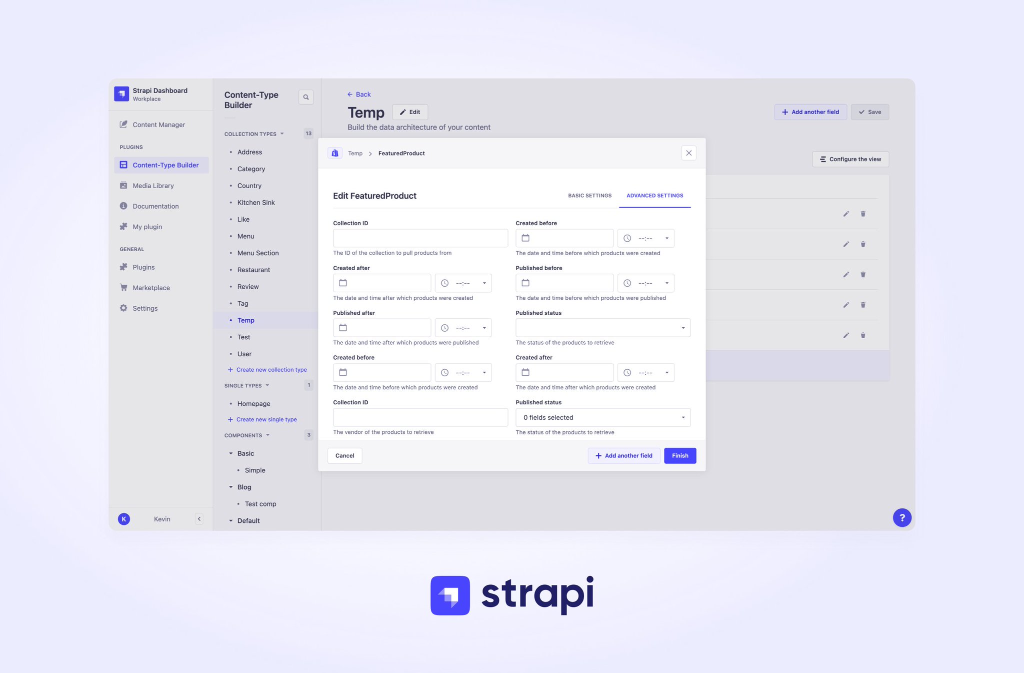 Strapi on X: "New plugins on #Strapi Market Shopify custom field CKEditor 5 custom field Country select custom field Drag & drop content types TinyMCE https://t.co/pyCR0gtW8X" / X Strapi on X: "New plugins on #Strapi Market Shopify custom field CKEditor 5 custom field Country select custom field Drag & drop content types TinyMCE https://t.co/pyCR0gtW8X" / X