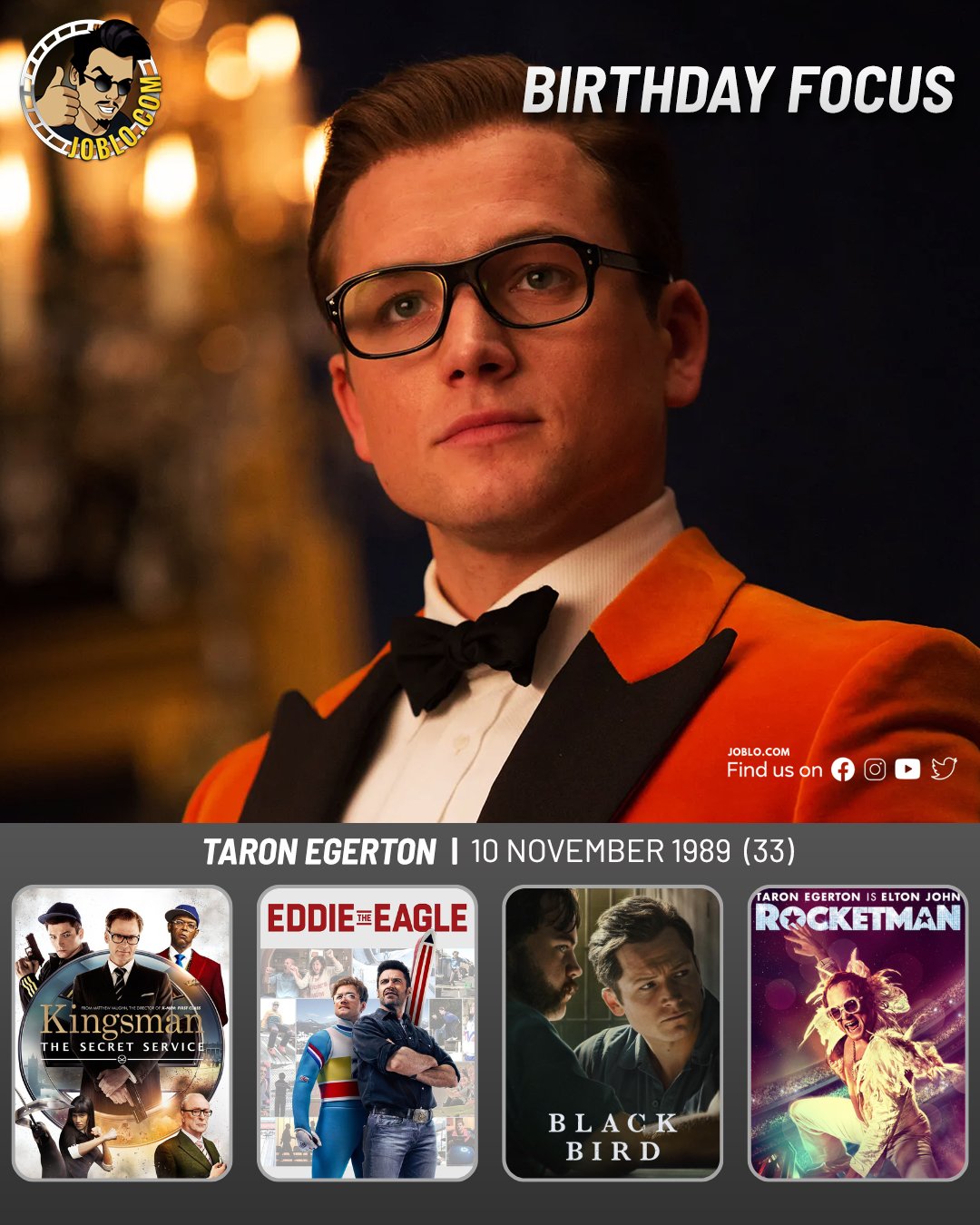Happy birthday Taron Egerton!  