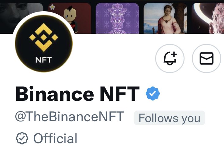 BREAKING: <a href="/TheBinanceNFT/">Binance NFT</a> HAS FOLLOWED <a href="/DegenerateNews/">DEGEN NEWS</a>