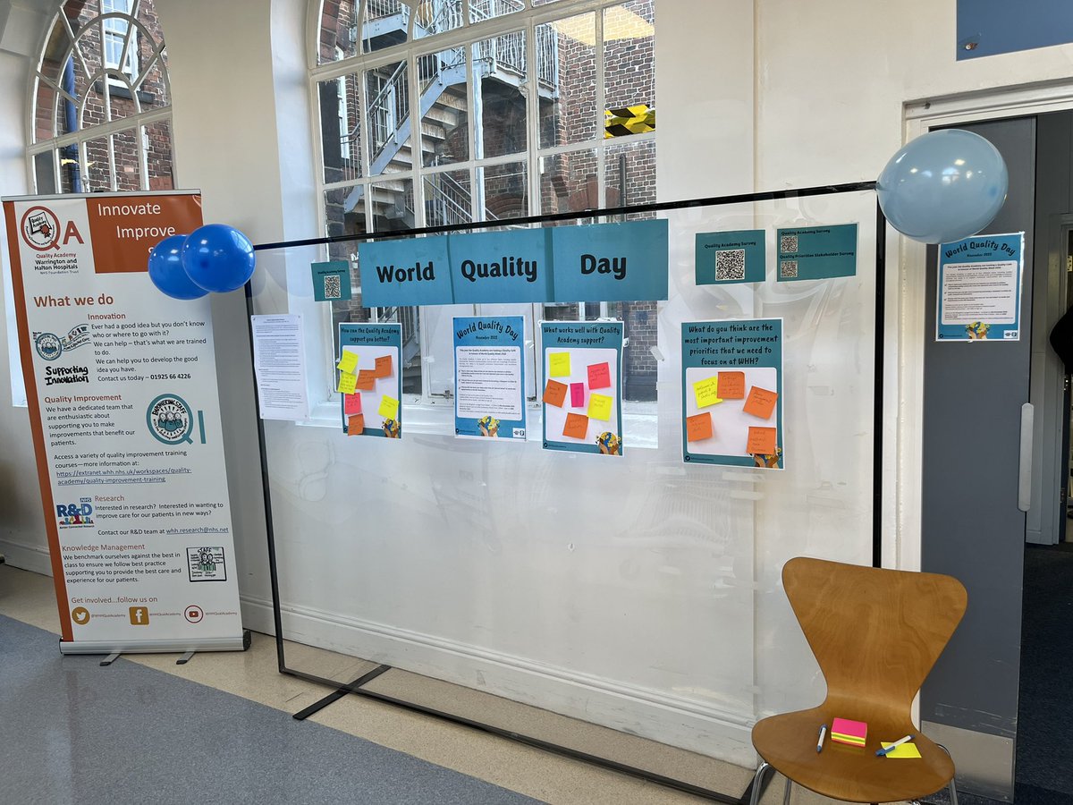 We’ve had a great first day celebrating #WQW22 today at WHH. Thank you to all who attended. Based at Halton? Come join us tomorrow from 12:30pm in the conference room🌎⭐️ #QITwitter <a href="/Kimberley_S_J/">Kimberley S-Jamieson</a> <a href="/alanil1/">Layla</a> <a href="/ENQuiderJr/">E.Q.</a> <a href="/innovationnwc/">Health Innovation North West Coast</a> <a href="/Aqua_NHS/">Advancing Quality Alliance (Aqua)</a> <a href="/WHHNHS/">WHH 🏥</a>