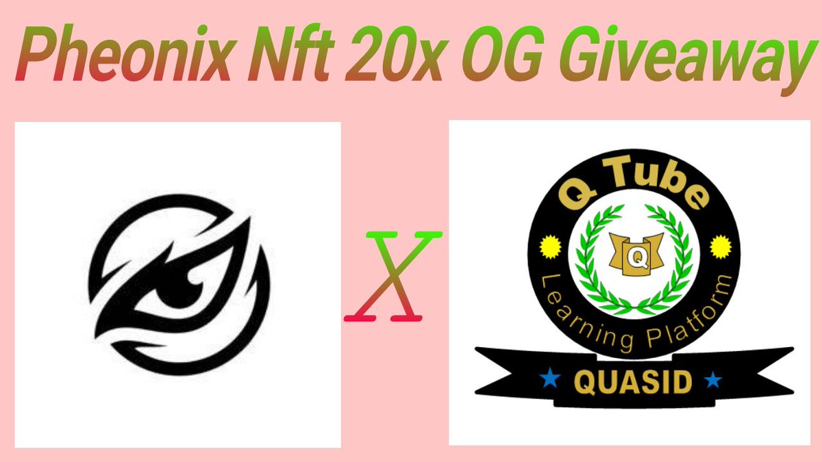 QtubeDao's tweet photo. QtubeDao X Pheonix 

🎟️20x OG spots Giveaway 

1⃣ Follow 
@QtubeDao
 &amp; 
@PheonixSociety

2⃣ Like &amp; RT this tweet.
3⃣ Tags 3 your friends.

⏳ 24 Hours

#Sui #Suiglobal #SuiNFTs #SuiNetwork #DAO #DAOMaker https://t.co/n1IN6kiqOX
