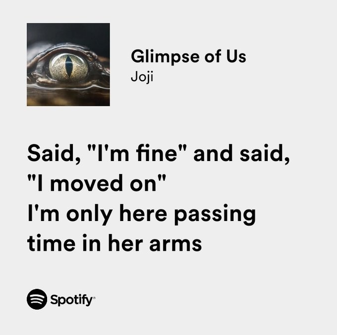 joji / glimpse of us