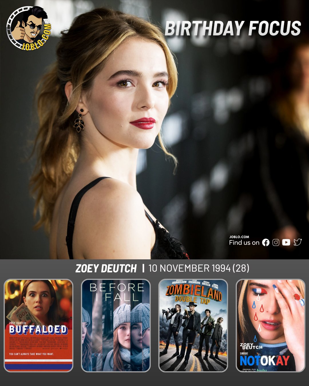 Happy birthday Zoey Deutch!  
