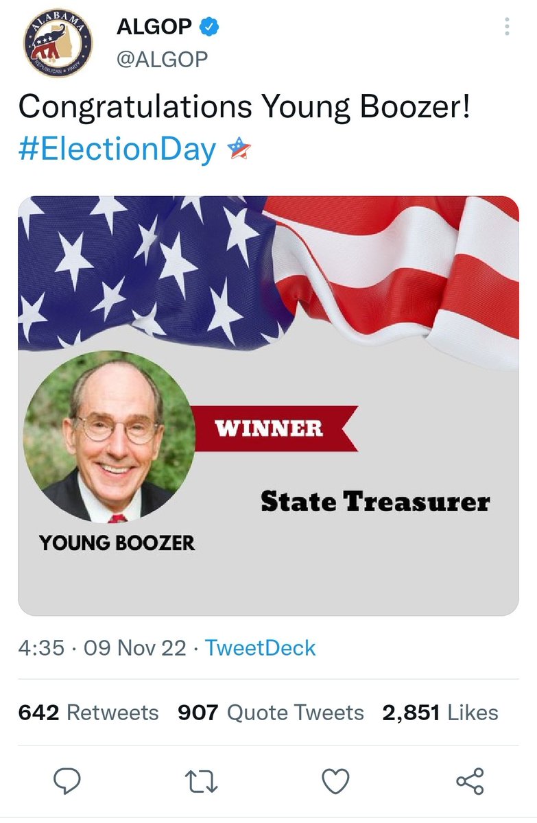 juliansheasport's tweet photo. #youngboozer's name is even more glorious when you realise that as the third of the Boozer line, he must be the son of Young Boozer Jr. *This* is exactly why we encouraged the Pilgrim Fathers out on their way all those years ago. #USElections https://t.co/AphEWdXLp5