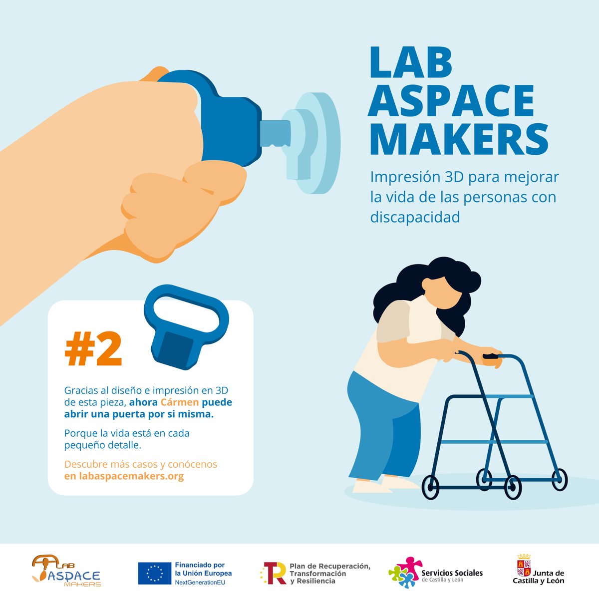 #2 Llave
#⃣2Te gusta la llave 🔑 de Carmen❓
Es un adaptador de llaves para que ella sola pueda abrir las puertas �