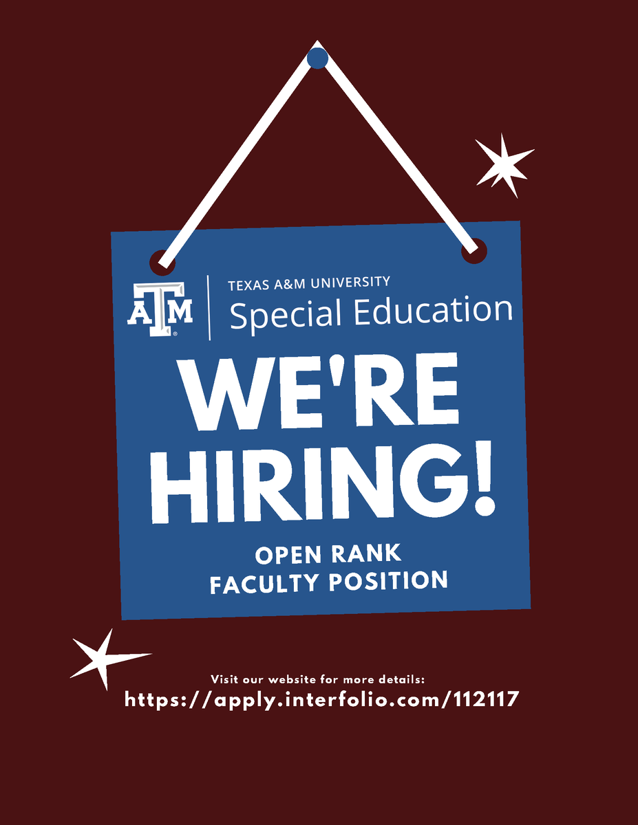 Also we are hiring! apply.interfolio.com/112117