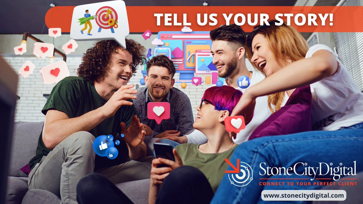 SCityDigital's tweet photo. Brand Storytelling draws audience’s attention, helps you connect with customers, communicates your values and what your brand stands for.
Tell us your story.
https://t.co/uOd6hfO60A
#brandstorytelling #storytelling #digitalmarketing #engagecustomer #digitalmarketingfirm https://t.co/UBt6kn1ZlU