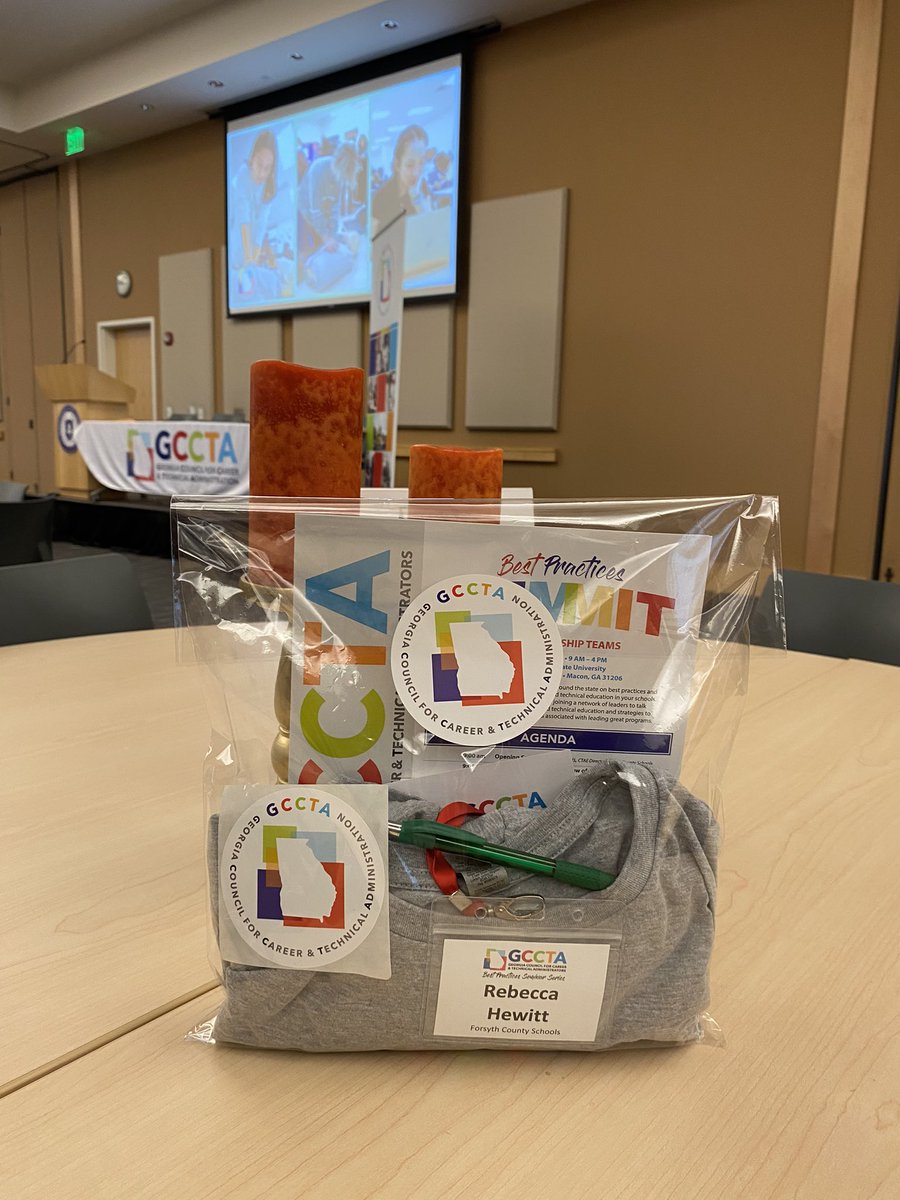 Excited to learn about CTAE best practices at the GCCTA Summit! #GCCTASummit @FCCollegeCareer