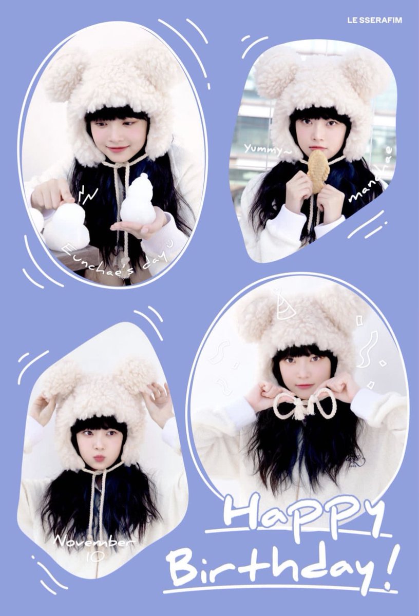 my_naya_yuuki's tweet photo. HAPPY EUNCHAE DAY！！
@IM_LESSERAFIM 
@le_sserafim 
@le_sserafim_jp 
 #LESSERAFIM
 #LESSERAFIM_EUNCHAE
 #홍은제 https://t.co/v0Vh2MeCJo