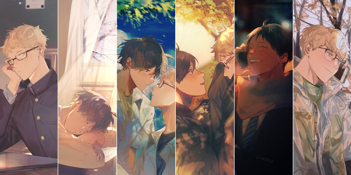 popysicle's tweet image. 4 seasons with tsukkiyama 🍟💝🍰