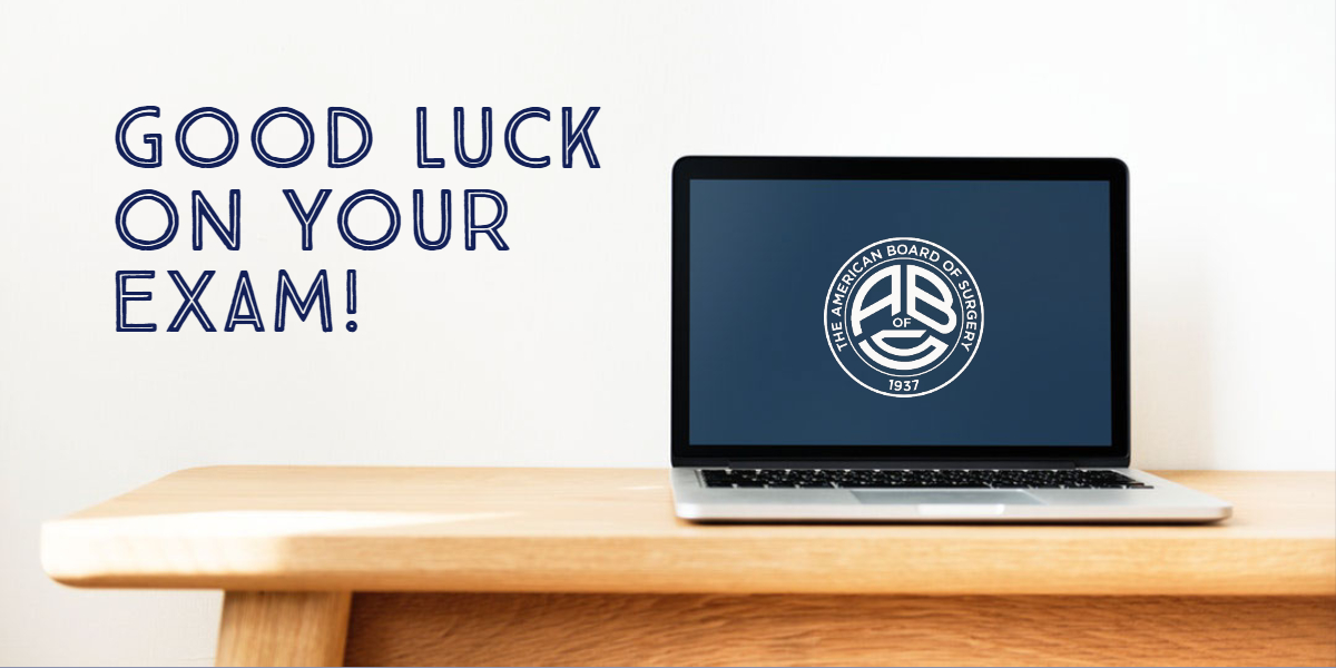 #Goodluck to all candidates sitting for the #GeneralSurgery #CertifyingExam over the next two weeks!