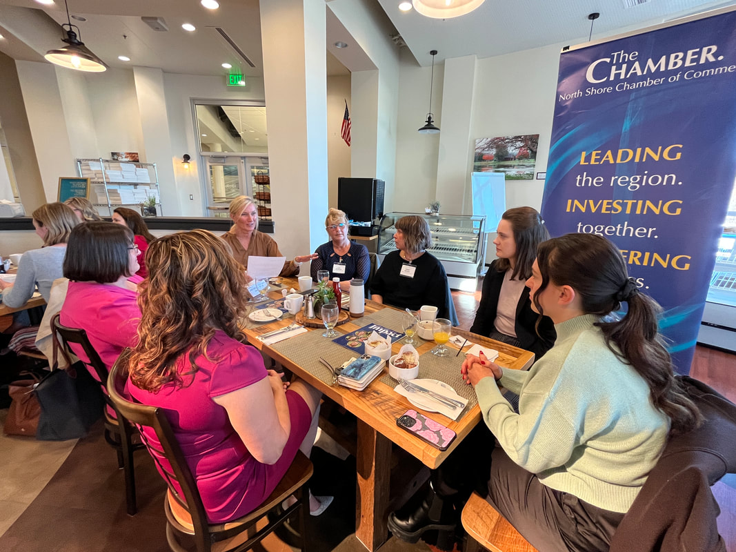 Groom_co's tweet photo. We had a blast at THRIVE'S Self-Care Breakfast Discussion where we learned tips + techniques for staying balanced and discovering what it takes to be the best version of ourselves. Thank you to @NorthshoreChamber-Commerce for organizing such an impactful + much needed event. https://t.co/MLRDROjWvR