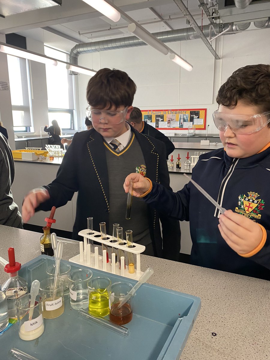 NDCCScience's tweet photo. This afternoon Science Club discovered the pH of household substances. @NDEvertonValley https://t.co/pj62OfCMym