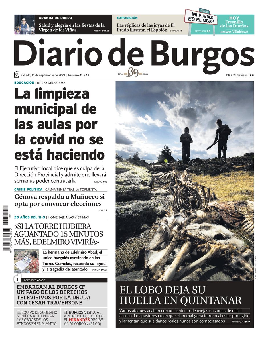 ¡Ole, ole y ole!
Doblete de <a href="/diariodeburgos/">Diario de Burgos</a> en los Premios #Cossio de la <a href="/jcyl/">Junta de Castilla y León</a> 
Enhorabuena a dos grandes profesionales y mejores compañeros, Gadea Gutiérrez 🖋 (@GGub16) y Alberto Rodrigo 📷
👏👏👏
#sinperiodistasnohayperiodismo