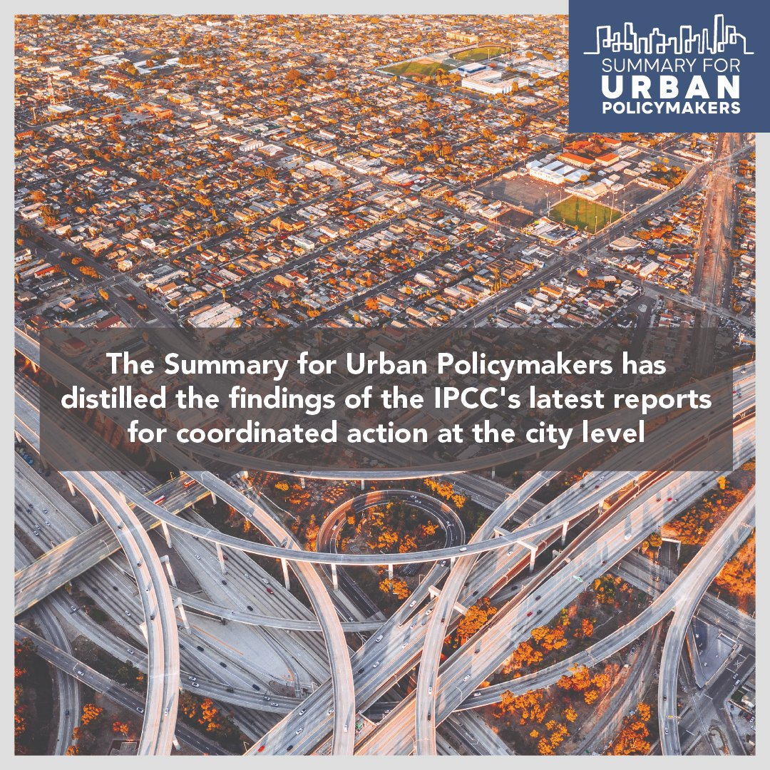 How can cities and businesses act on climate change? 

Look out for the Summary for Urban Policymakers (SUP) Reports, launching on 11 November at #COP27. 

More info here: supforclimate.com/reports/