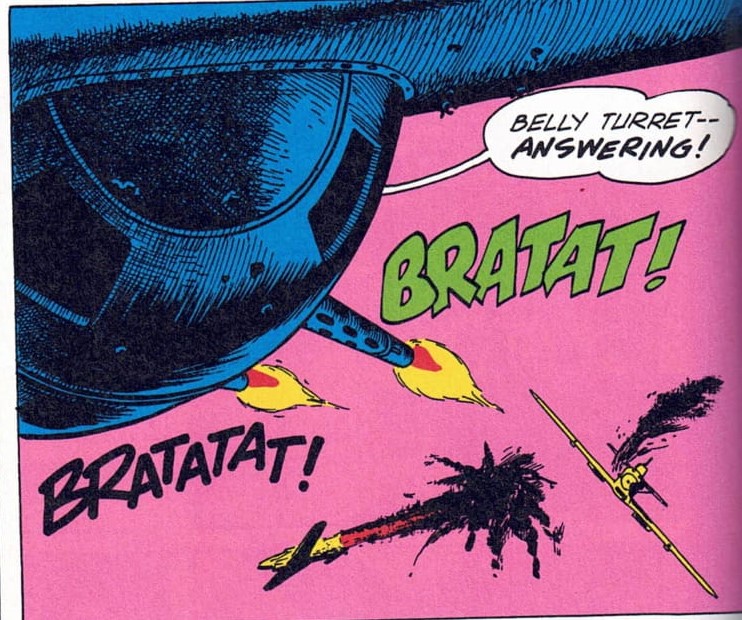 SoundsWar's tweet photo. Belly turret --- Answering!

BRATAT!
BRATATAT!

#WW2 #WWII #comics https://t.co/0VUjdAFqgN