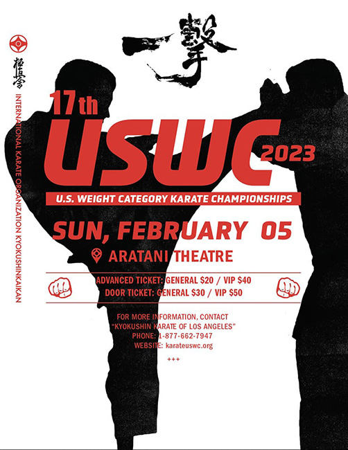 The 17th U.S. Weight Category #Karate Championships (IKO)

kyokushinkarate.news/en/kyokushin-e…

#prokyokushin #martialarts #karate #USA #LosAngeles #kyokushin