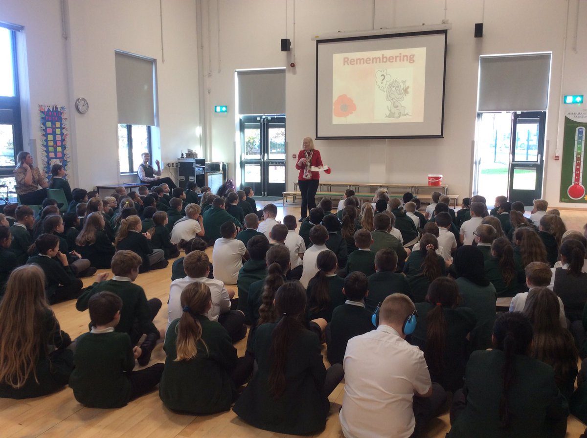 We have been to a Remembrance assembly today with thanks to Reverend Eunice from Christ Church to remind ourselves about Armistice Day which we will continue to do on Friday. <a href="/REBedfordDrive1/">RE @ Bedford Drive</a> <a href="/Bedford_Drive/">Bedford Drive Primary School</a>
