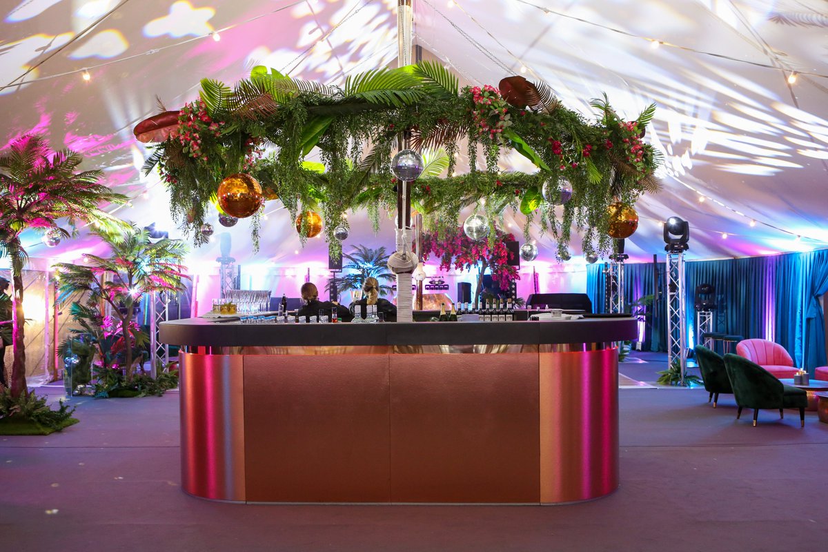🌺💚TROPICAL DISCO 🪩🌴

Design planning &amp; management: <a href="/oasisevents/">Oasis Events</a> 
Drape &amp; Theming: @moreproductionuk
Bar: <a href="/liquidbars/">liquidbars</a> 
Production: <a href="/TEC_oxford/">That Event Company</a> 
Marquee: Original Marquees
DJ booth: <a href="/mirrorballpaul/">mirrorballpaul</a> 
Photography: <a href="/mediatog/">Anna Lythgoe</a>