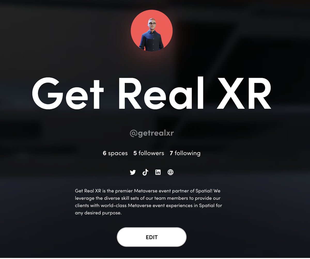 We’re loving the new Spatial profiles! Be sure to follow Get Real to see all of our new spaces 

spatial.io/@getrealxr