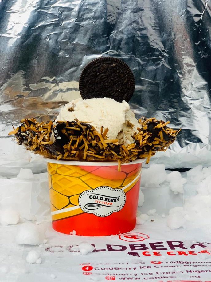 coldberryng's tweet photo. Hey Coldberry Lovers🍦🥰🍨

Enjoy the sweet taste of Coldberry Choco Flakes Ice cream with coated waffle today, its Tasty, Cream, yummy &amp; mouthwatering🍦🥰

Hurry to the nearest Coldberry Outlet to get yours no https://t.co/uD6cajOqbS