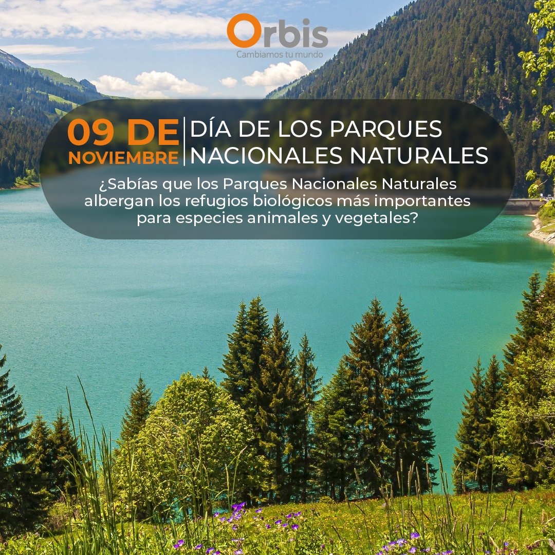 Siempre recordemos la importancia de preservar la biodiversidad, ¡súmate al cuidado de ella!
#parques #nacionales #naturales #grupo #orbis