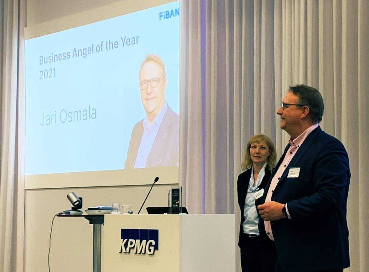 FiBANin vuoden 2021 bisnesenkeliksi on valittu Jari Osmala. The Business Angrl of the Year 2021 is Jari Osmala! 🏆🤩 Suuret onnittelut Jari! @FiBANorg @EloTyoelake