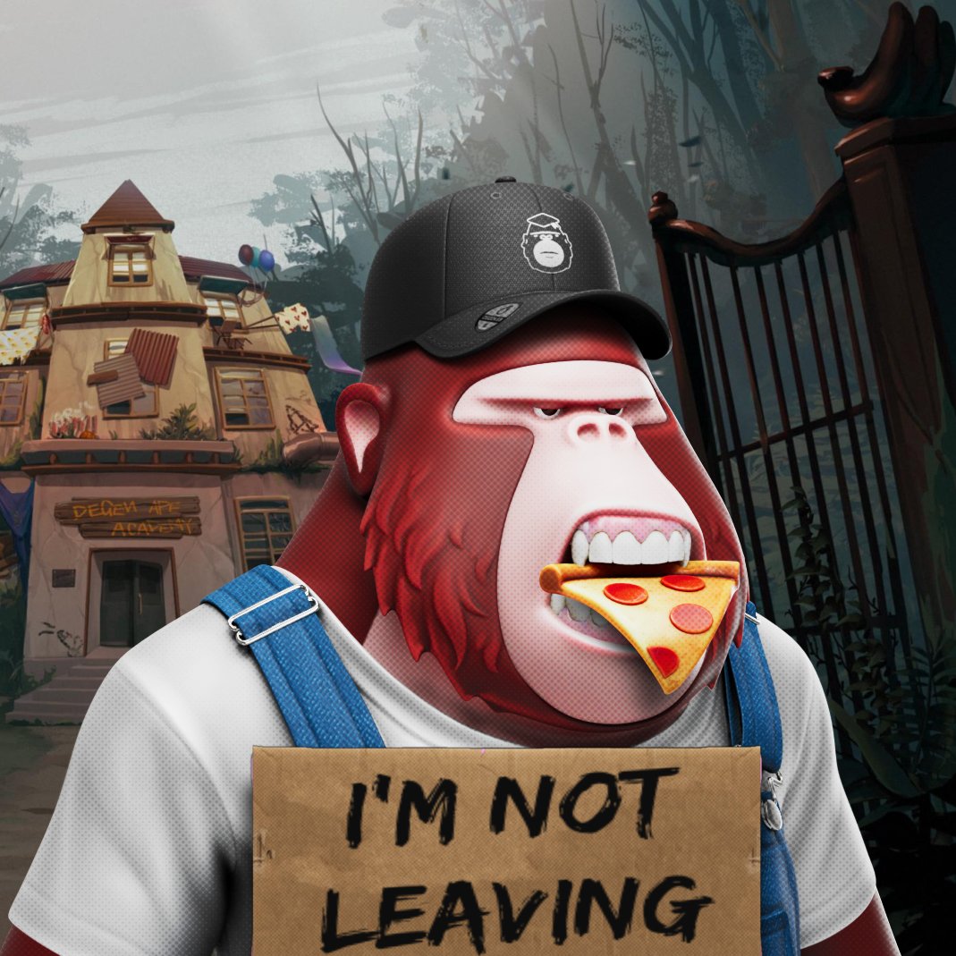 LeVraiFlawks's tweet image. Never

#imnotleaving my @DegenApeAcademy &amp;amp; @DegenTrashPanda fam ! Never !