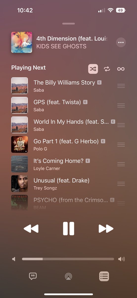FIashhhhh's tweet photo. Apple Music is fire but man their shuffle system is terrible lmfaoo https://t.co/mkEWepLu9W