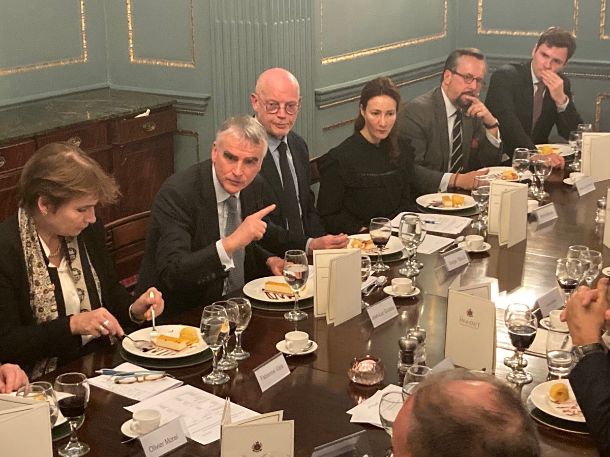 Très heureux d’avoir reçu hier soir, Jean-Luc Guiziou, MD &amp; Country Chair de TotalEnergies E&amp;P UK. Echanges sur le thème de la crise de l’énergie en France et au R-U. Un grand merci à Jean-Luc pour son expertise sur ce sujet fondamental et ce regard croisé entre nos deux pays.