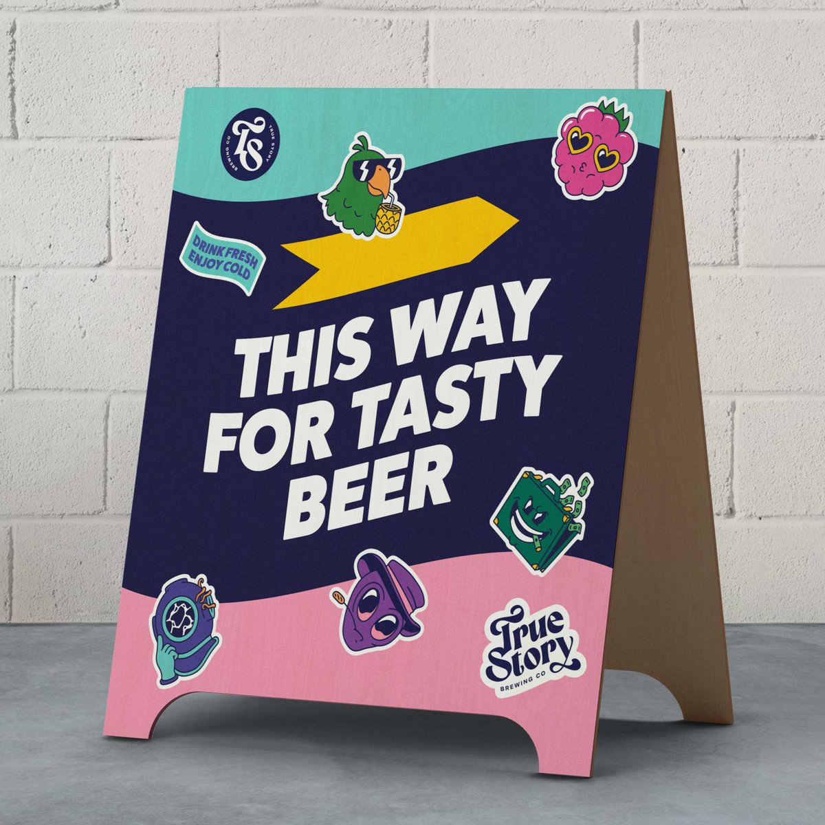 Every good story starts with a beer 🍻

True Story Brewing Co wanted to create a brand based on the hilarious, shocking, or downright bizarre stories that are often shared over a couple of beers.

New project on our website now. 
deucestudio.com/projects/true-…