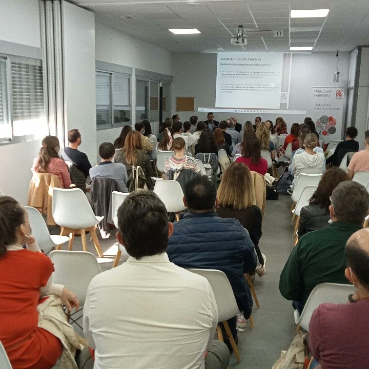 FundacionSASM's tweet photo. Hoy hemos celebrado en nuestro centro las III Jornadas de Buenas Prácticas Profesionales: Prácticas no Coercitivas en entornos Residenciales. https://t.co/HN4RlhsBMC