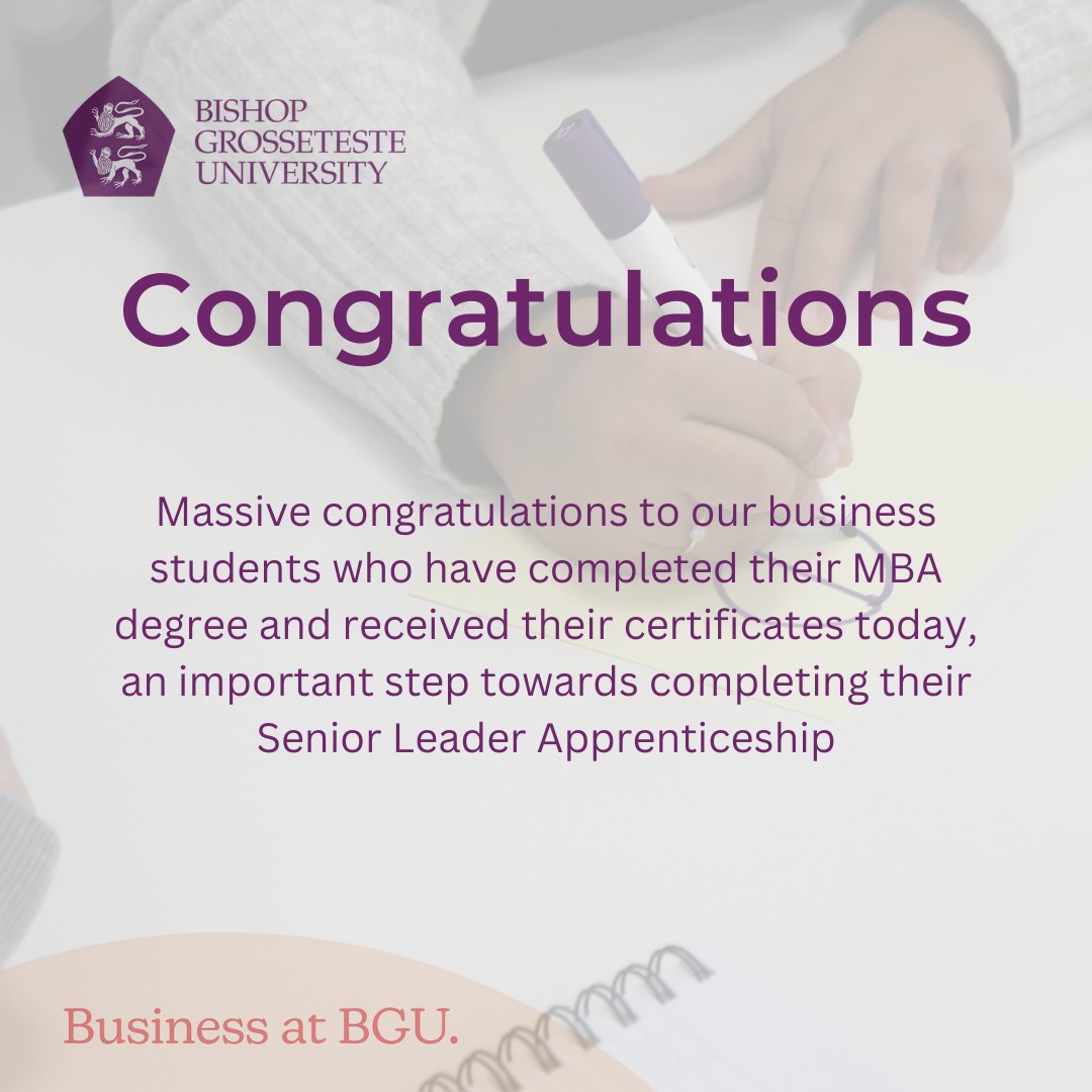 We are beaming with pride today as some of our students have completed their MBA degree, if you might be interested in studying business with us, then get in touch! #Business #SLA #BGApprenticeships #EarnWhileYouEarn #FutureProofYourWorkforce #EmployerLead