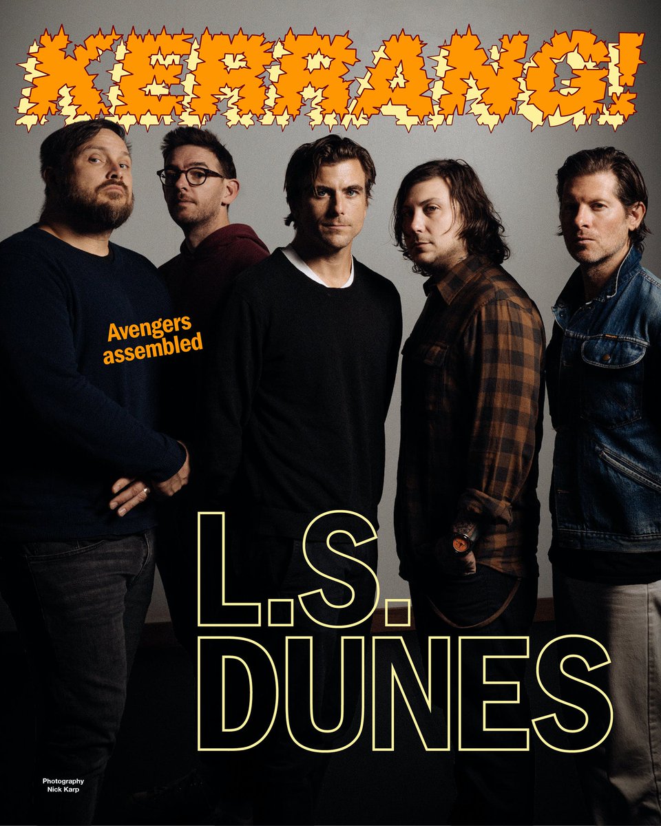 Kerrang! Cover Story 💪

L.S. Dunes: “We didn’t realise how much we needed this band until we started writing for it”

Read the interview now: kerrang.com/l-s-dunes-we-d…

✍️: <a href="/Sam_Law_writes/">Sam Law</a> 
📸: <a href="/NickKarpPhotos/">Karpe-Diem</a>