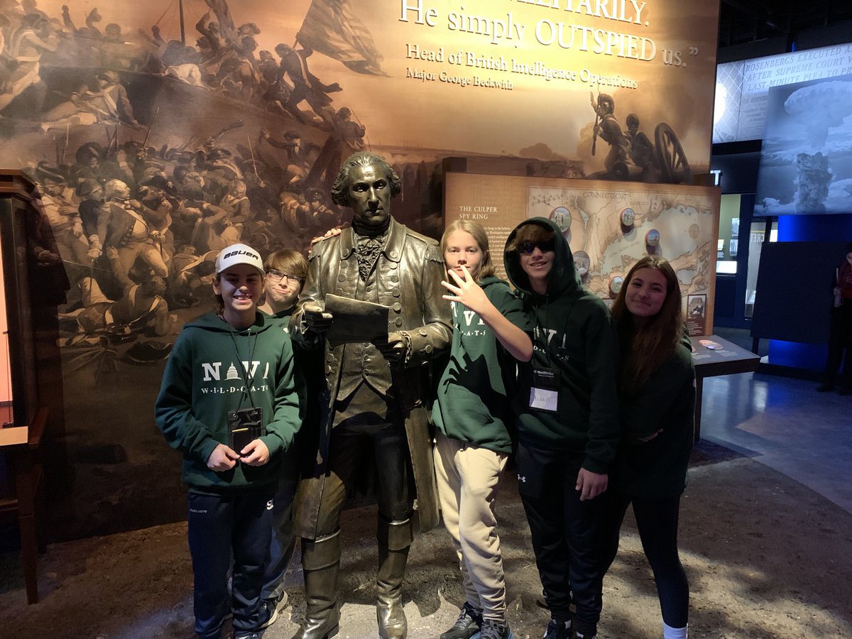 Mr_Beltran_NMS's tweet photo. Bus 2 had a great time at the @IntlSpyMuseum 🕵️ #NoviDC22 https://t.co/BB7VKFNP5p