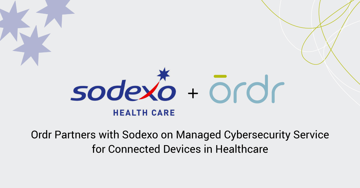 ordrofthings's tweet photo. Today we're announcing our partnership with @SodexoGroup to deliver a managed #HTM and #cybersecurity solution that combines the strengths of Ordr's #ConnectedDevice security with Sodexo's healthcare technology management services expertise: https://t.co/NoAdUoX47T https://t.co/fJgtSO6lpR