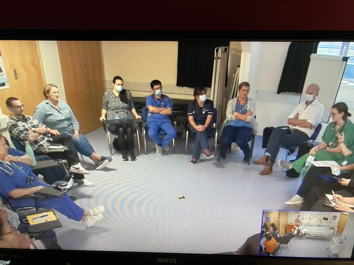 SalisburySim's tweet photo. A team from PICU in SUH came to facilitate a simulation as part of Clinical Governance afternoon- great collaboration @TeamSarum @SalisburySim @JessPartridge3 @DrGailNg2 @PICUPAME @maidofyorkshire @JudyD95446599 @MatronsSDH1 https://t.co/zpzp7S4DtE