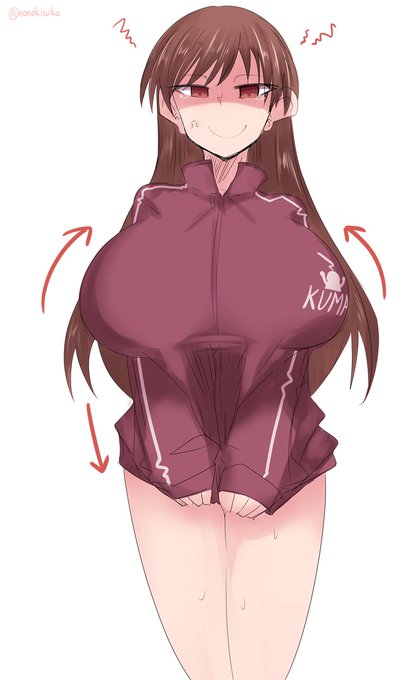 必死にお願いしてKUMAジャージを着てもらった笑顔の大井っちを描きました( ・ิω・ิ) 