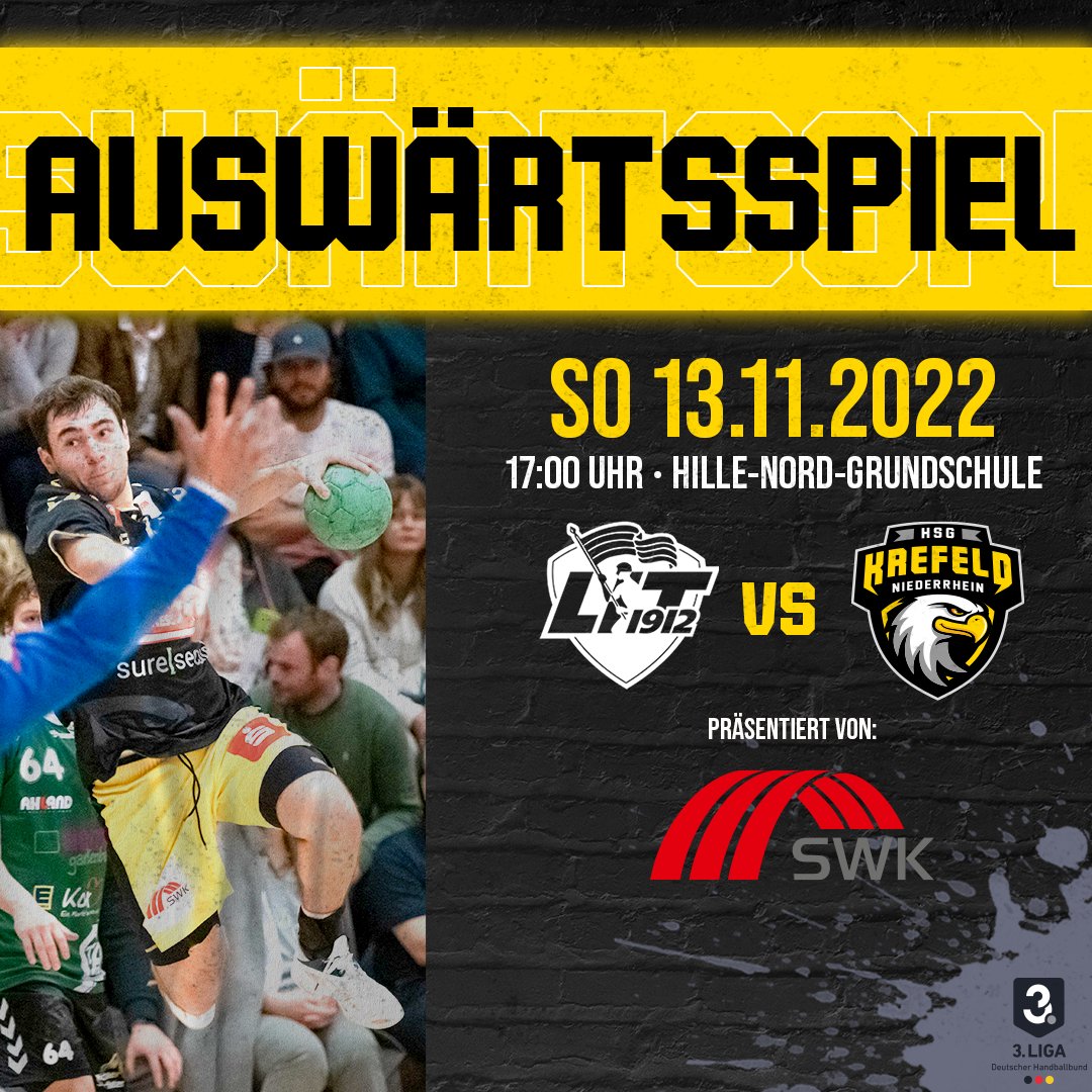 Auswärtsspiel incoming!

Sonntagnachmittag geht es für uns nach #owl. Ab 17 Uhr fighten wir beim LIT 1912 II um die nächsten 2️⃣ Punkte. 

#handball #dritteliga #krefeld #moers #duisburg #viersen #düsseldorf #auswärtsspiel #spieltag #matchday