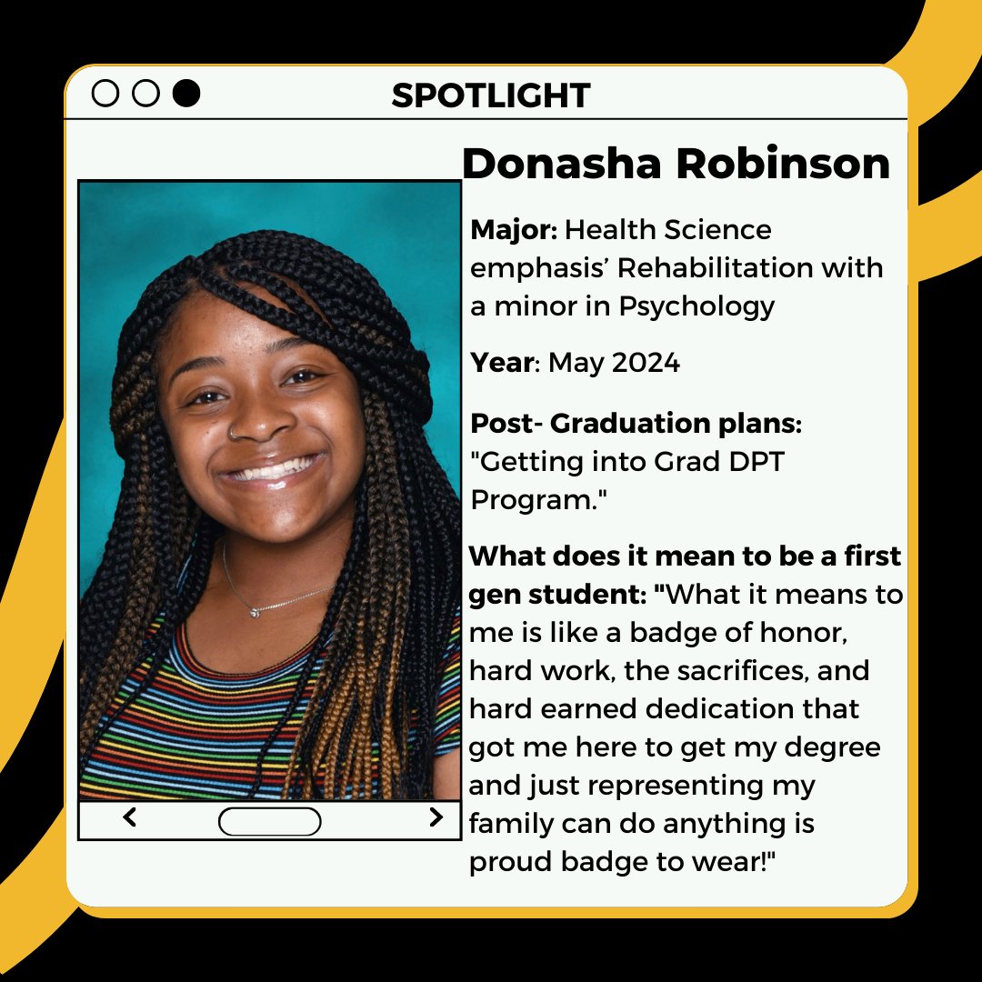 MizzouTRiO's tweet image. First-Gen Students are: a dream in action ⭐️
#CELEBRATEFIRSTGEN
Our students are constantly showing us how hard they work to excel. #FIRSTGENMIZZOU 🐯