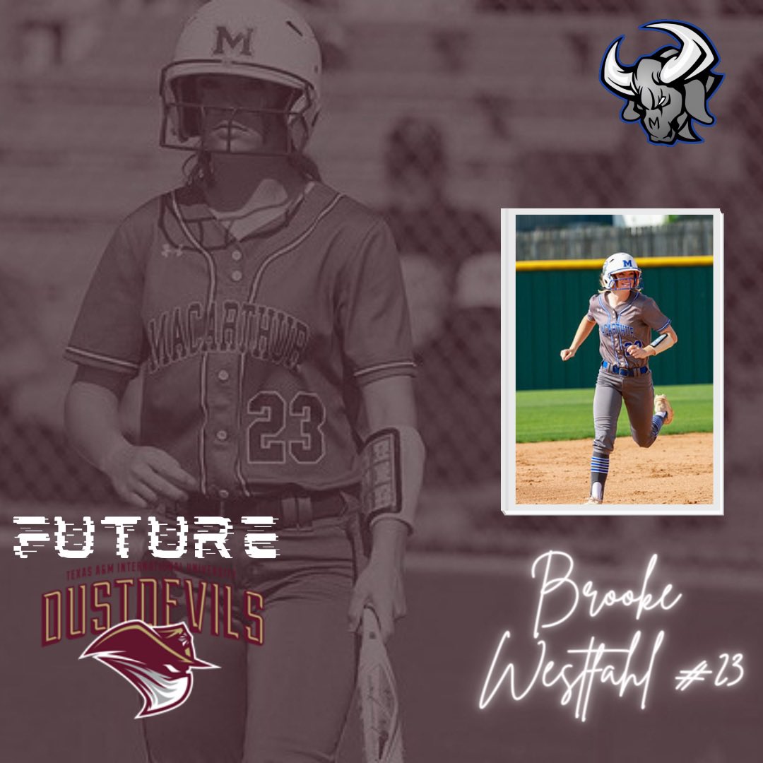 Macsoftball2015's tweet photo. Congratulations to Bayli and Brooke for signing their NLI’s. We are so proud of you both!! @RealBrahmaPride @PrincipalHDZ @NeisdAthletics @neisd @dr_maika https://t.co/9R0qnBduPo