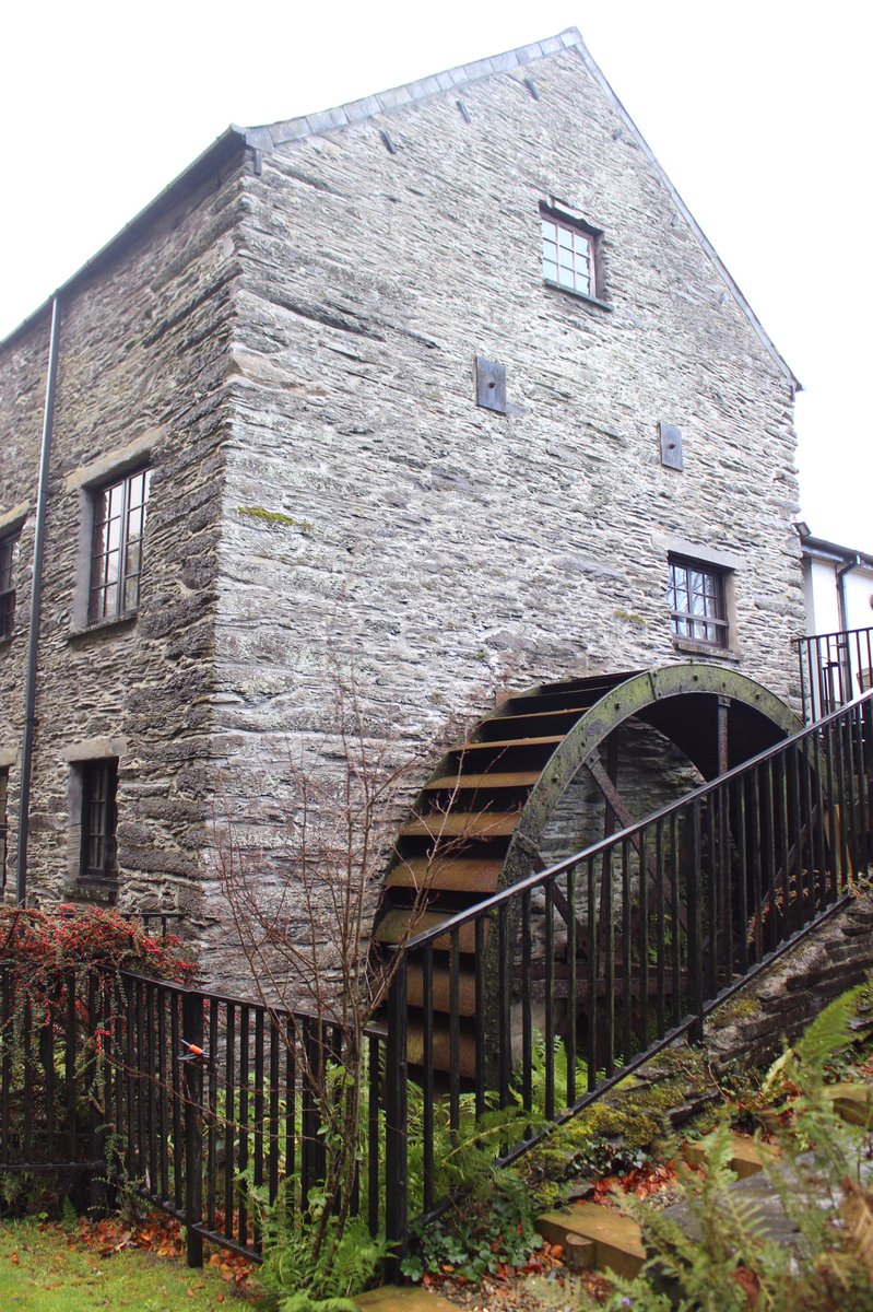 Here is Felin Crewi, Penegoes, near Machynlleth. A mill has stood here since the 16th century. Corn milling ceased in 1940, but began again after restoration in 1985. Now convered to holidat lets.